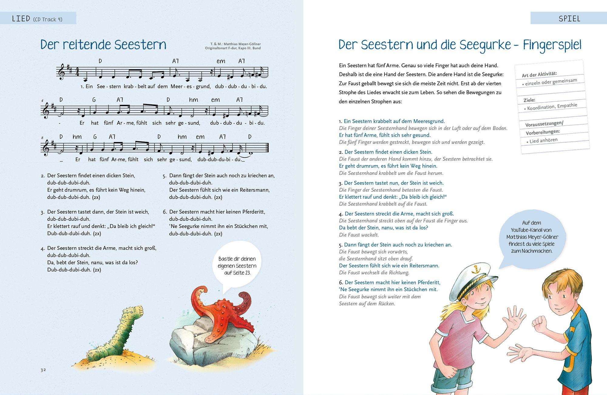 Beispielinhalt (Bild) Über das Meer