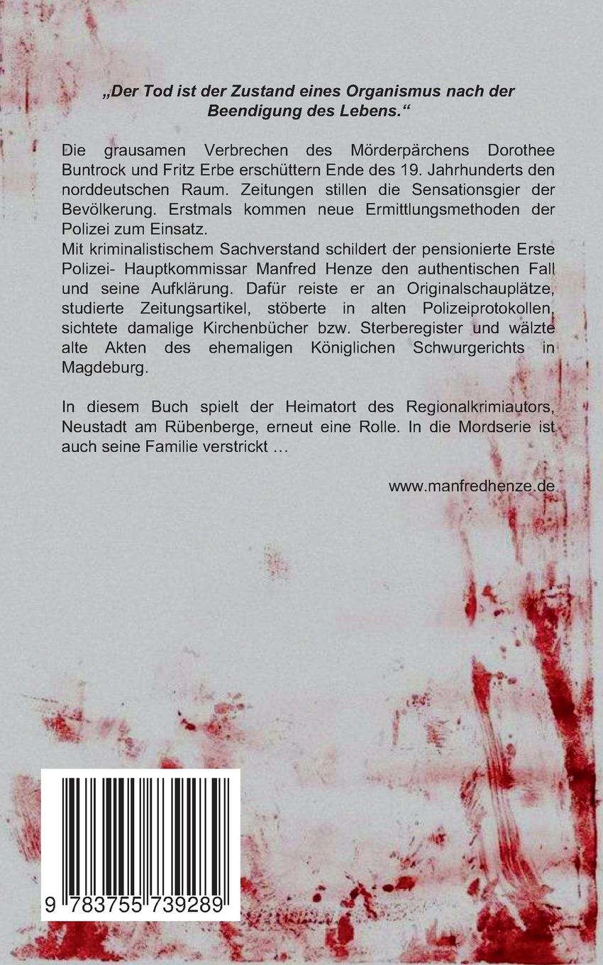 Rückseitencover Die Mädchenschlächter