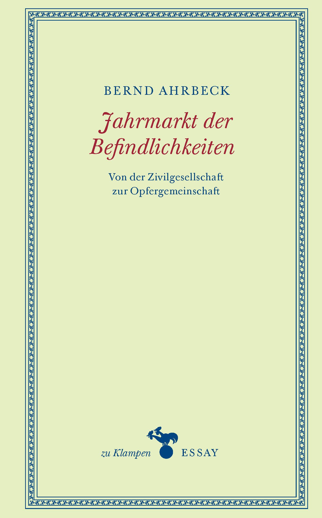 Vorderes Coverbild Jahrmarkt der Befindlichkeiten