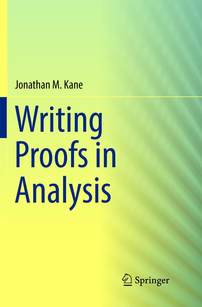 Vorderes Coverbild Writing Proofs in Analysis