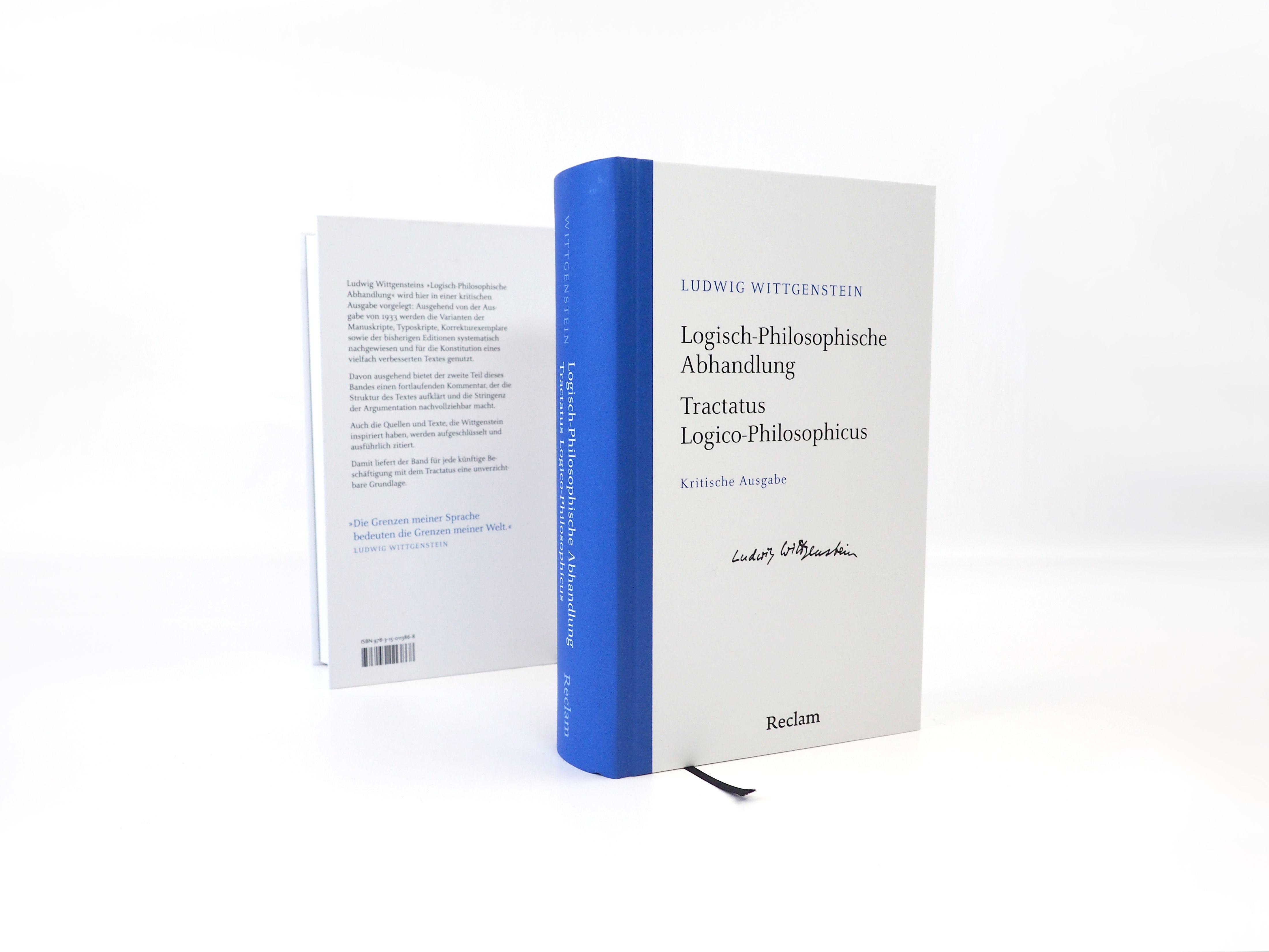 Beispielinhalt (Bild) Logisch-Philosophische Abhandlung · Tractatus Logico-Philosophicus. Kritische Ausgabe