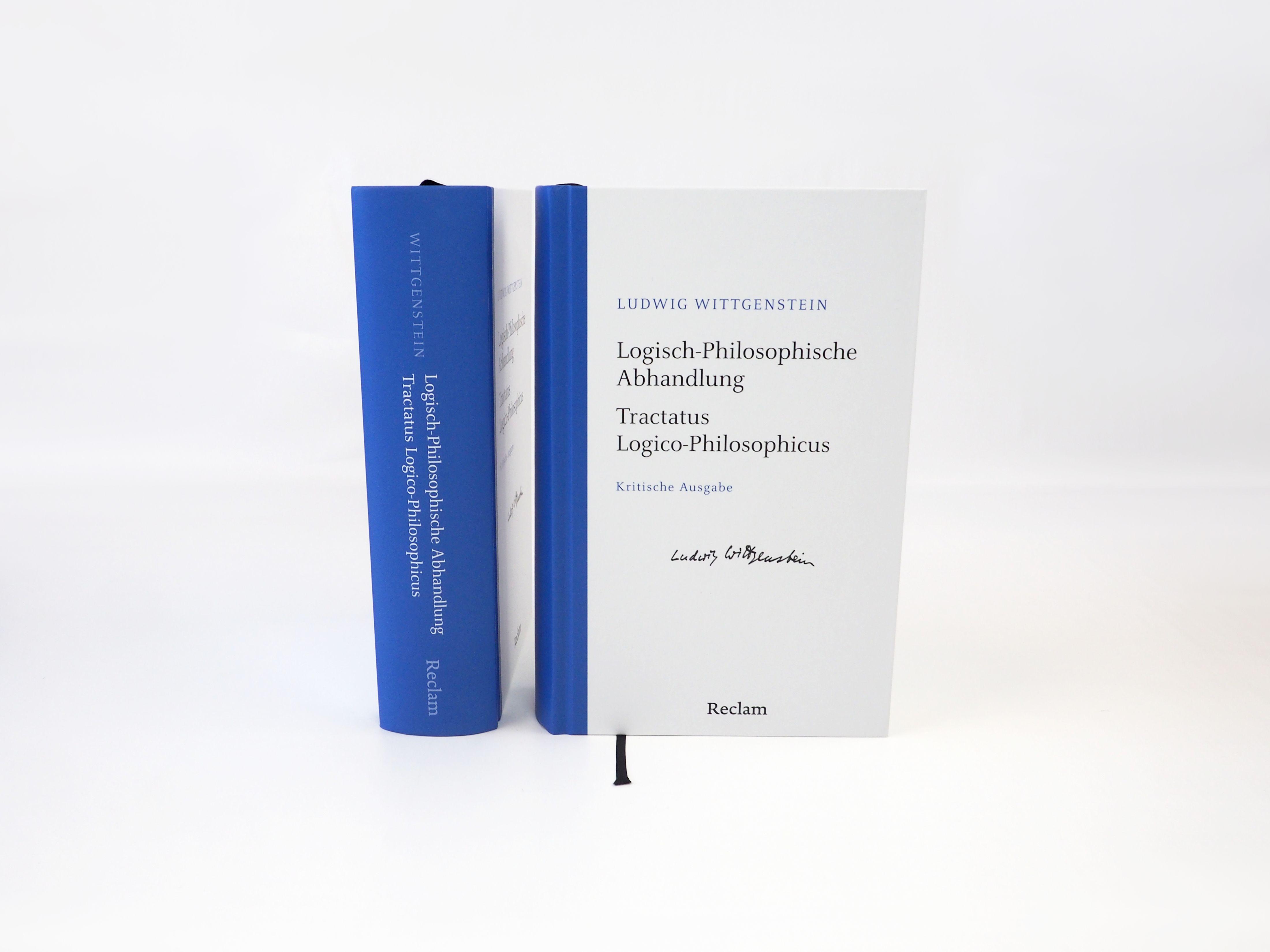 Beispielinhalt (Bild) Logisch-Philosophische Abhandlung · Tractatus Logico-Philosophicus. Kritische Ausgabe