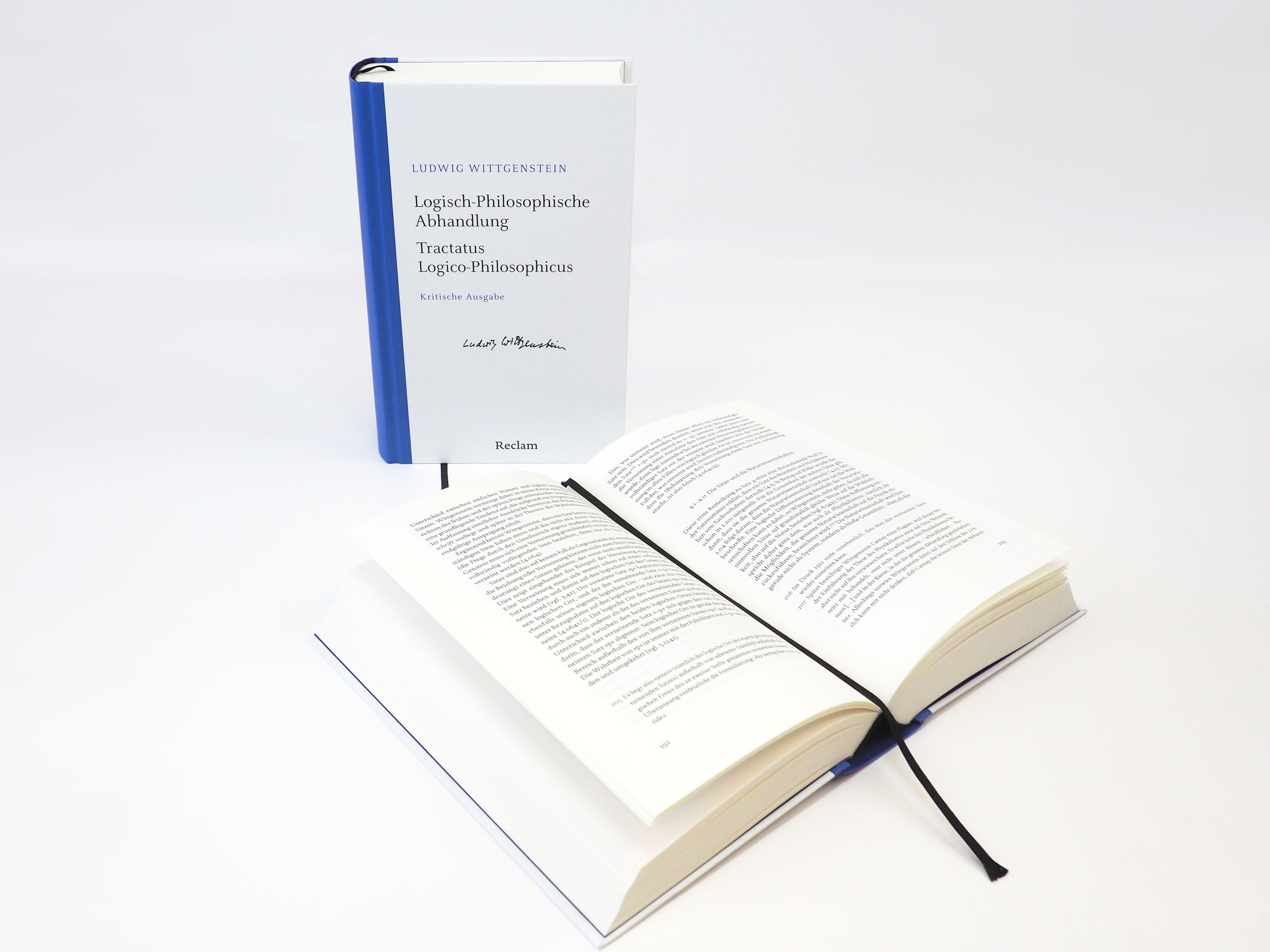 Beispielinhalt (Bild) Logisch-Philosophische Abhandlung · Tractatus Logico-Philosophicus. Kritische Ausgabe