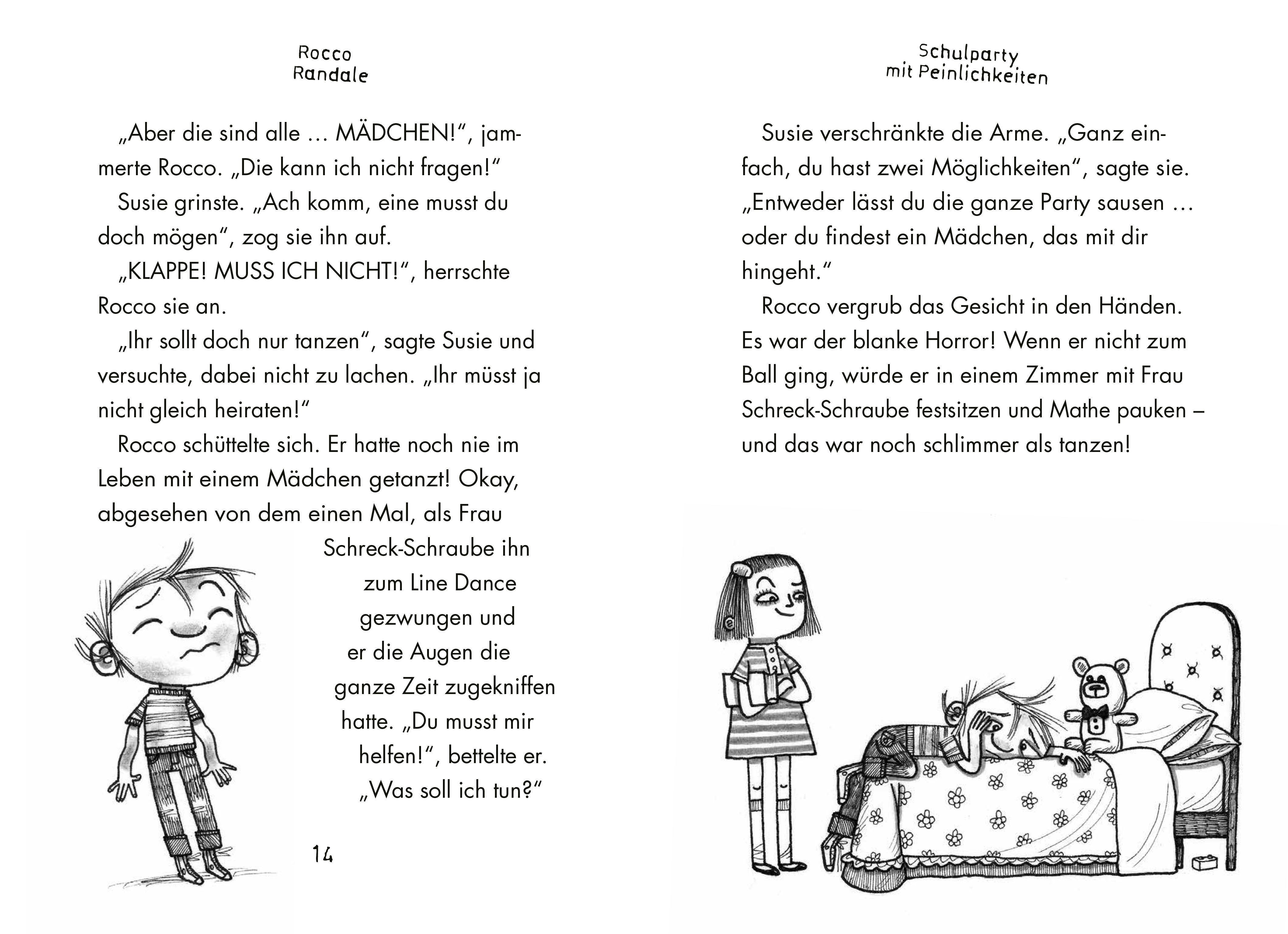 Beispielinhalt (Bild) Rocco Randale 12 - Schulparty mit Peinlichkeiten