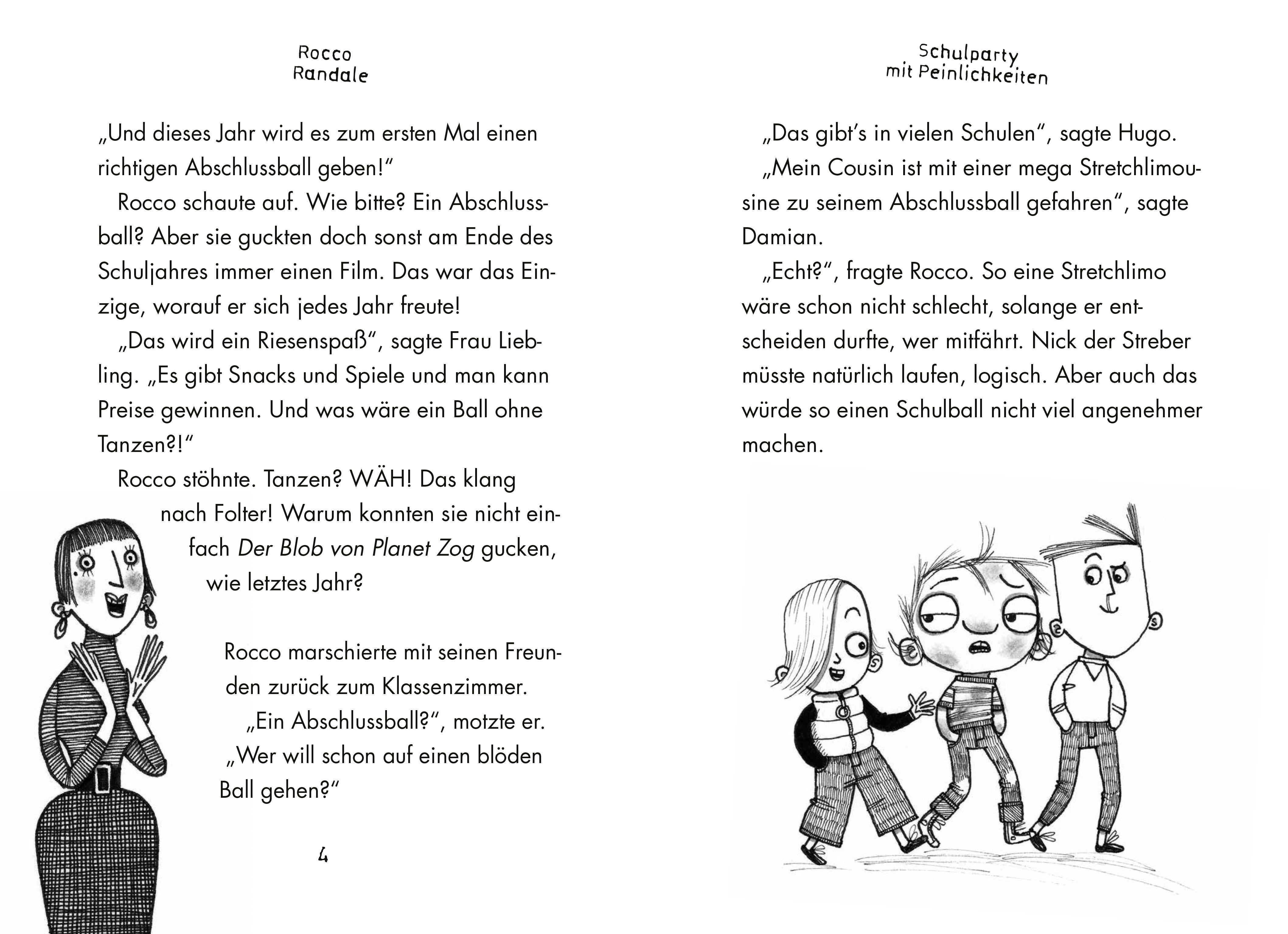 Beispielinhalt (Bild) Rocco Randale 12 - Schulparty mit Peinlichkeiten
