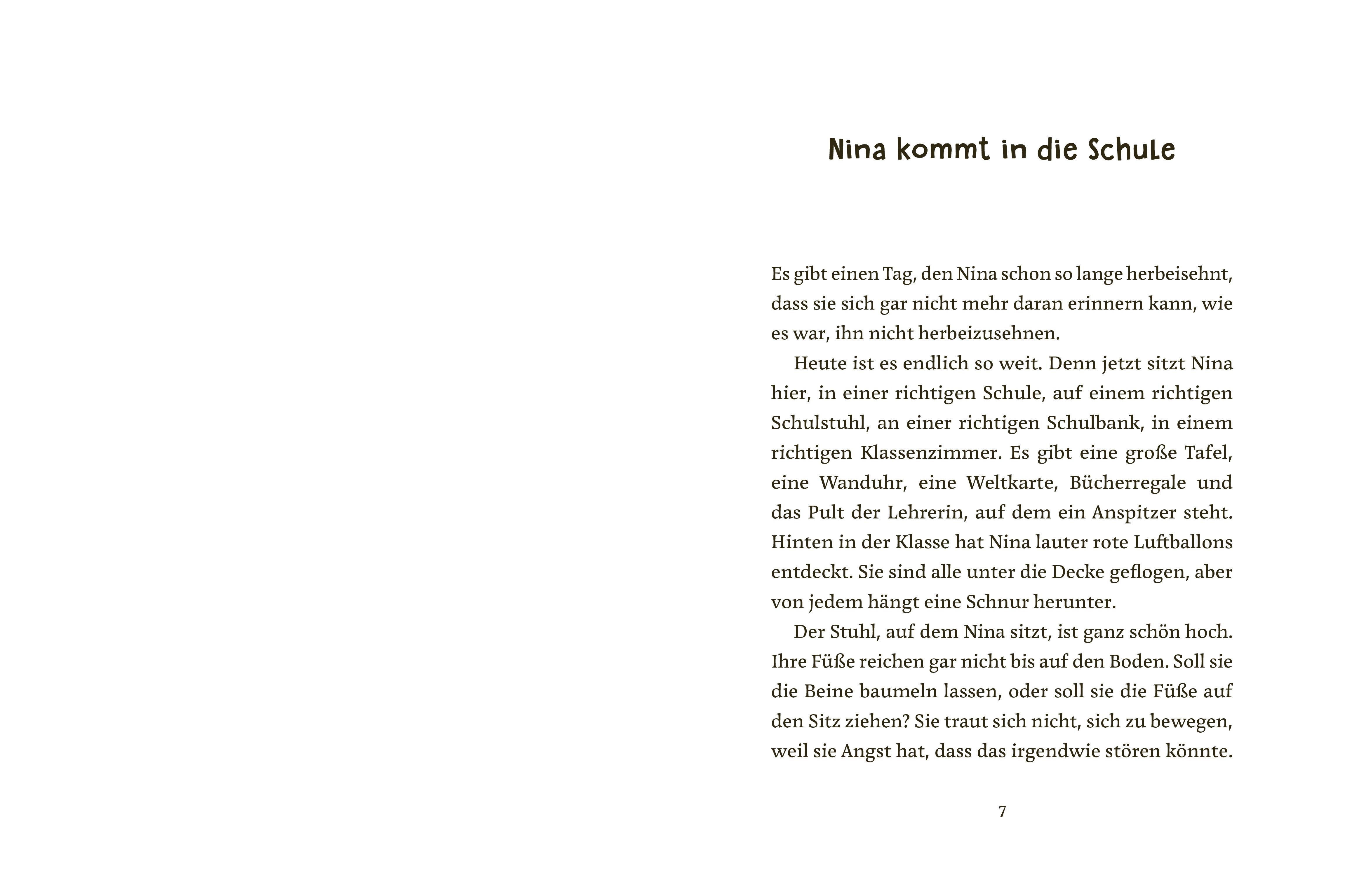 Beispielinhalt (Bild) Nina - Endlich Schulkind!