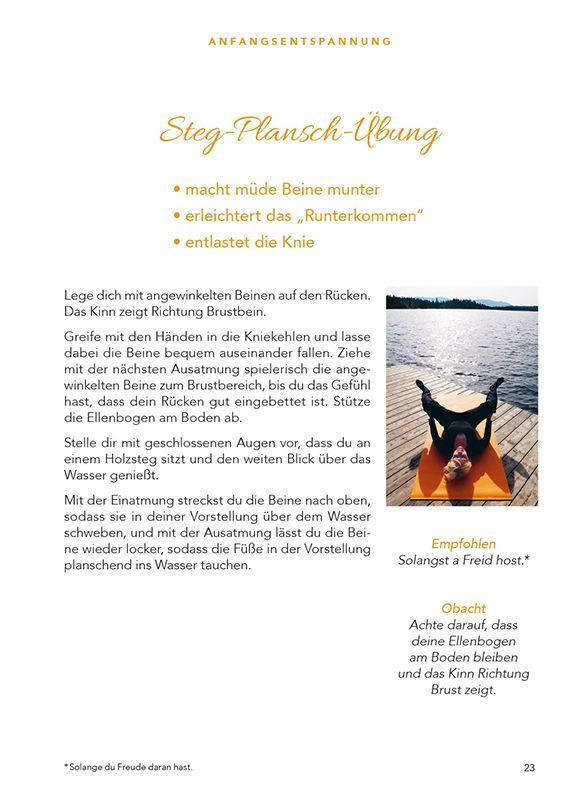 Beispielinhalt (Bild) Bayrisch Yoga