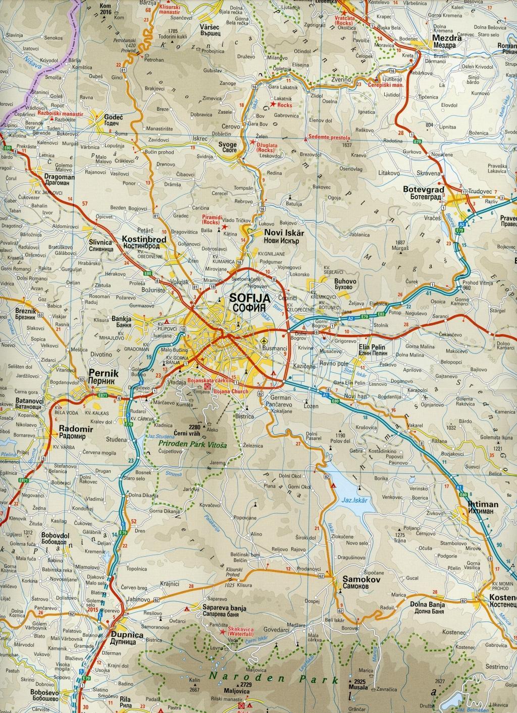 Beispielinhalt (Bild) Reise Know-How Landkarte Bulgarien / Bulgaria (1:400.000)