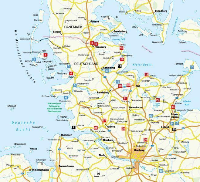 Beispielinhalt (Bild) Schleswig-Holstein erfahren