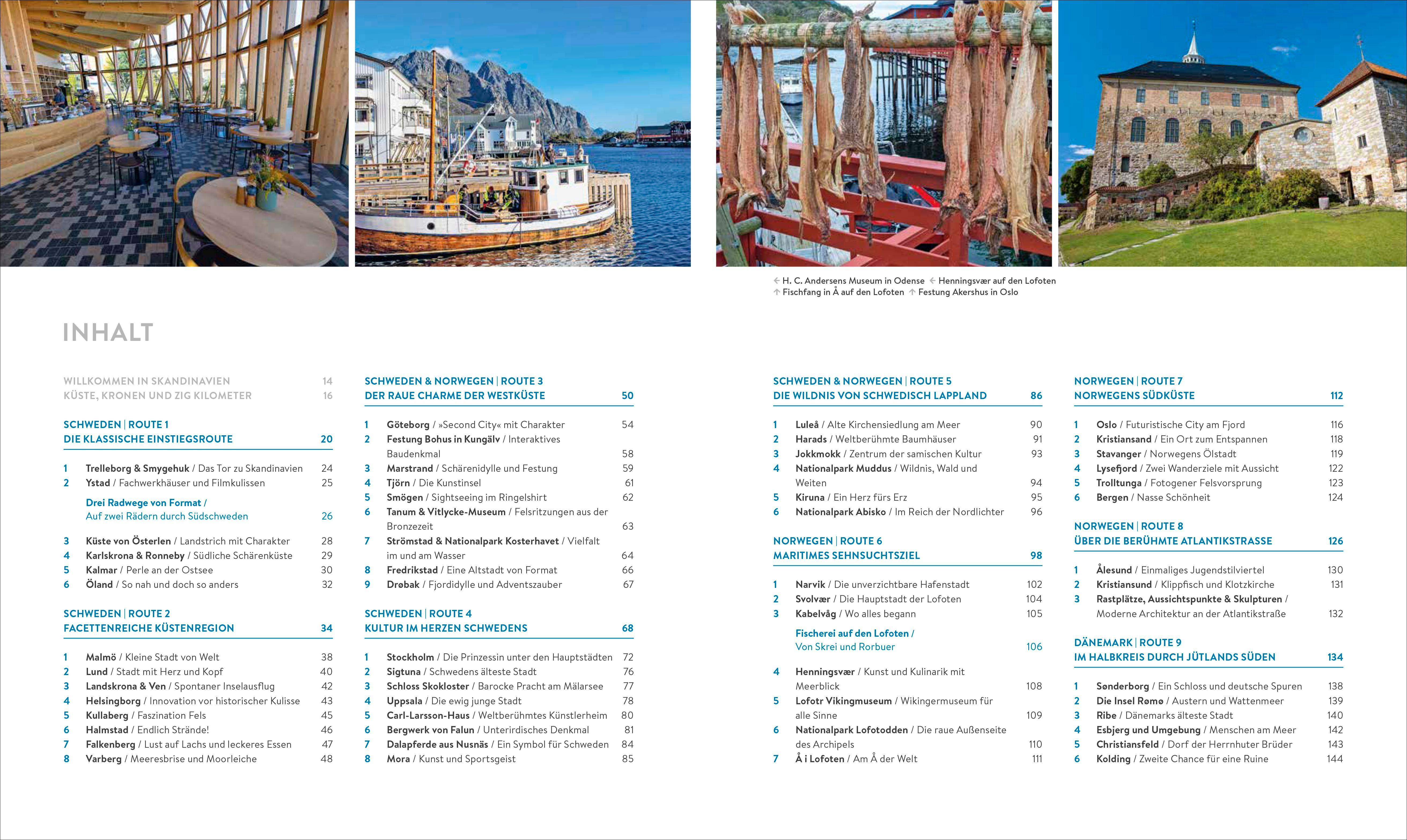 Beispielinhalt (Bild) Roadtrips Skandinavien