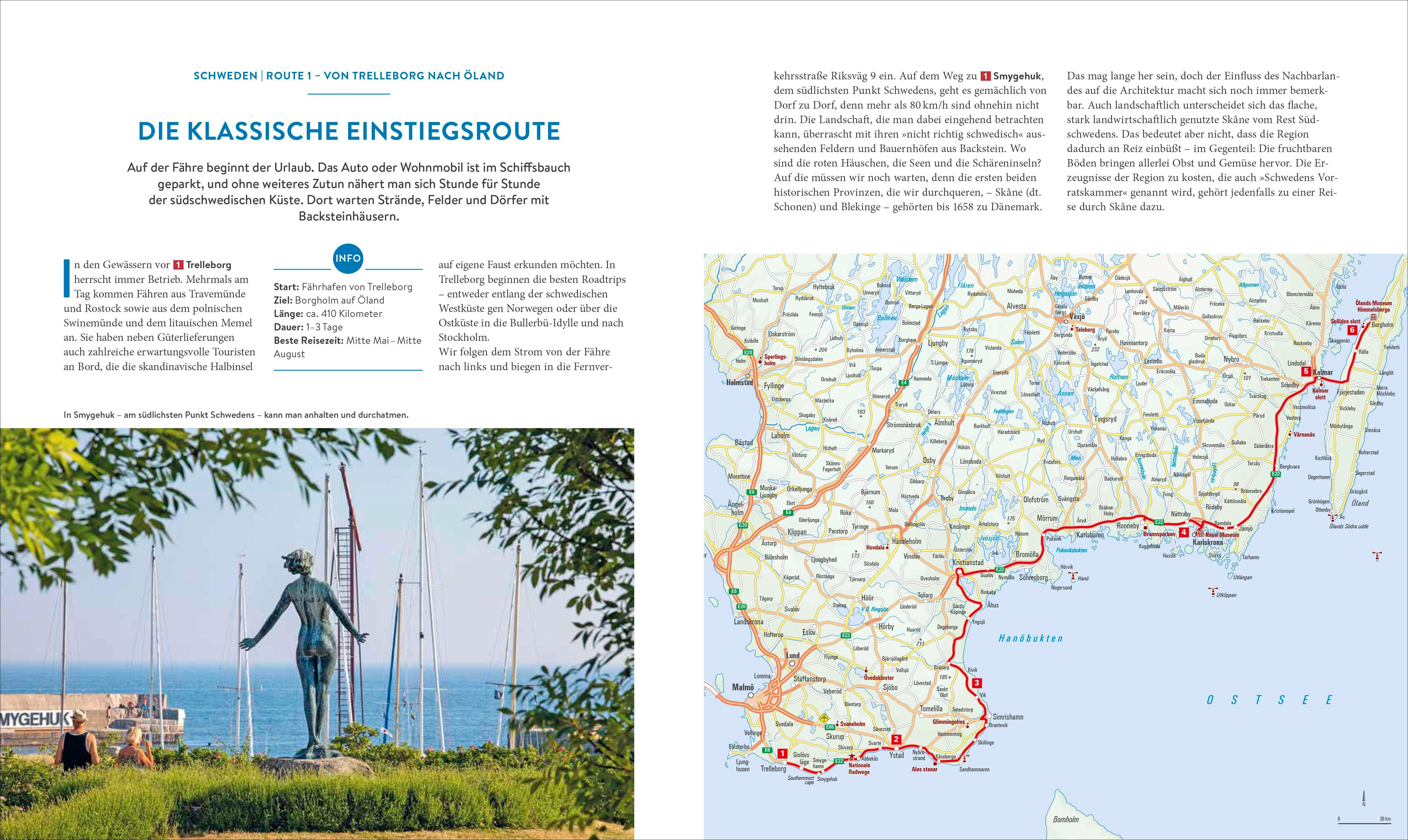 Beispielinhalt (Bild) Roadtrips Skandinavien