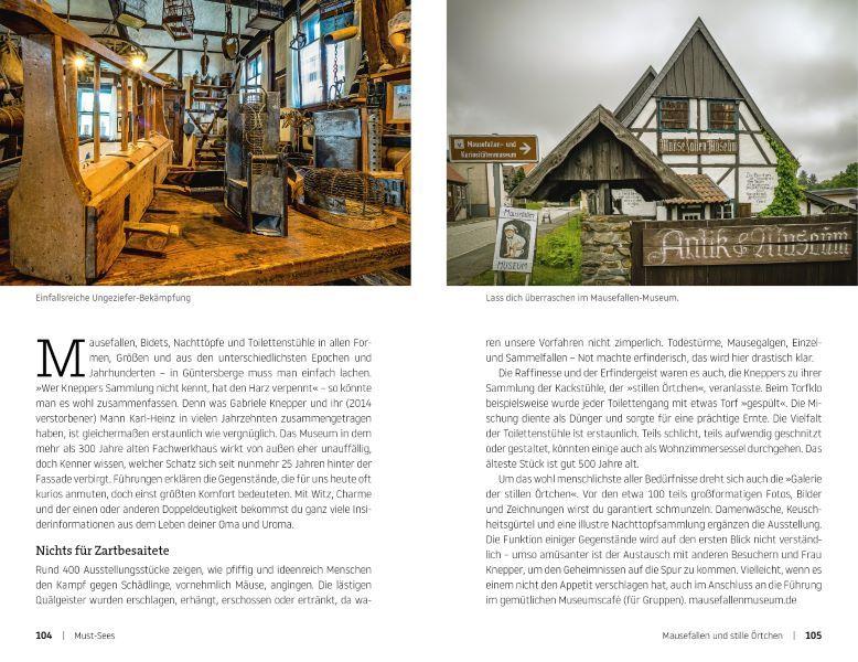 Beispielinhalt (Bild) Die ultimative Bucket List für den Harz