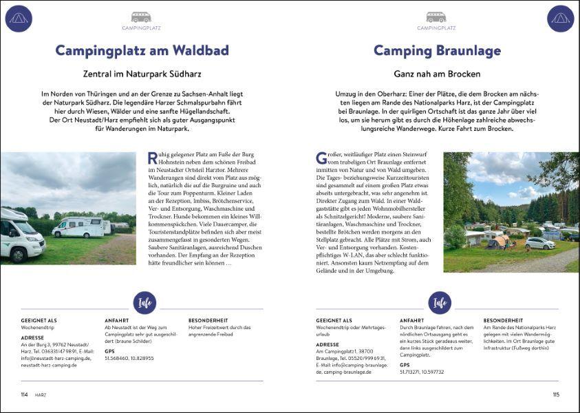 Beispielinhalt (Bild) Camp & Hike Deutschland