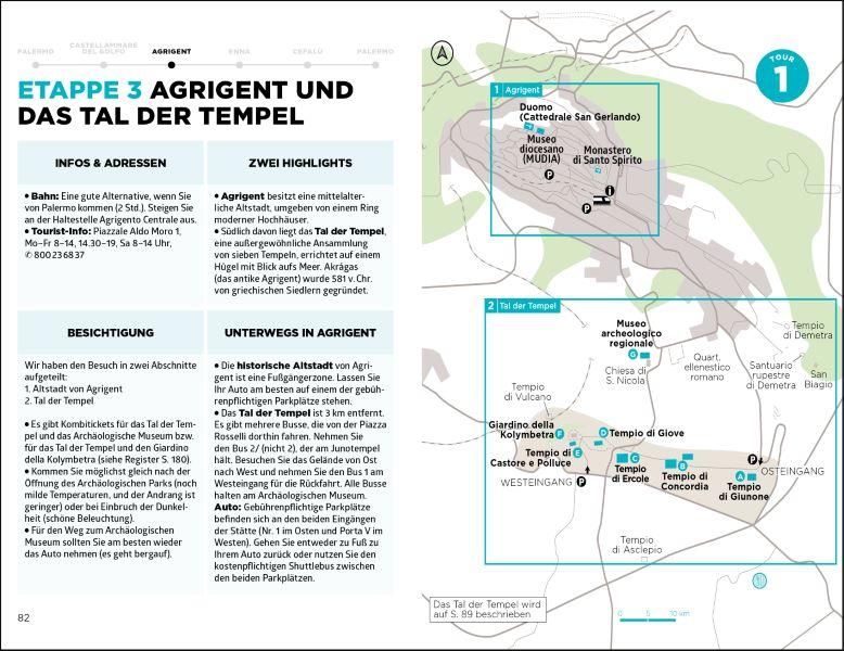 Beispielinhalt (Bild) SIMPLISSIME - der praktischste Reiseführer der Welt Sizilien