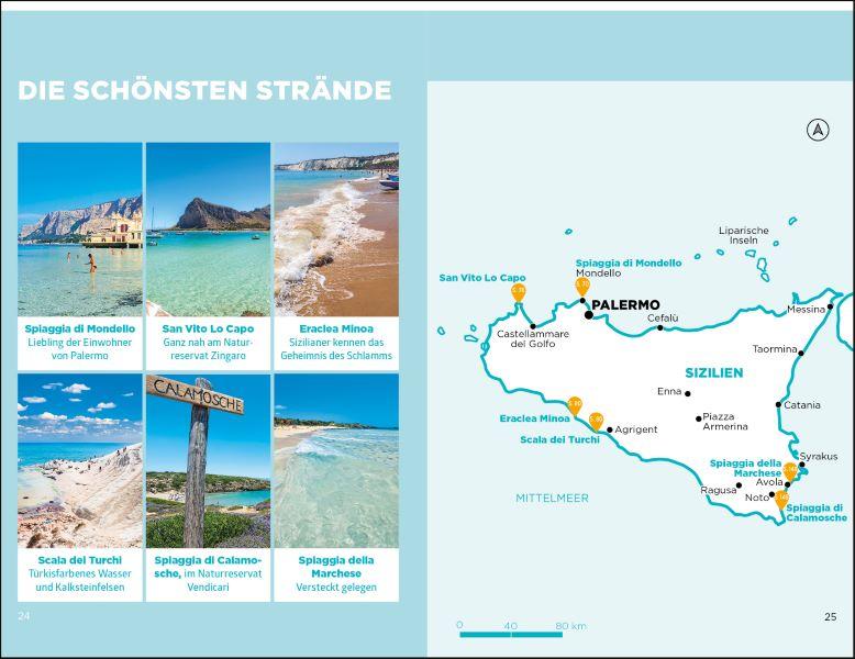 Beispielinhalt (Bild) SIMPLISSIME - der praktischste Reiseführer der Welt Sizilien