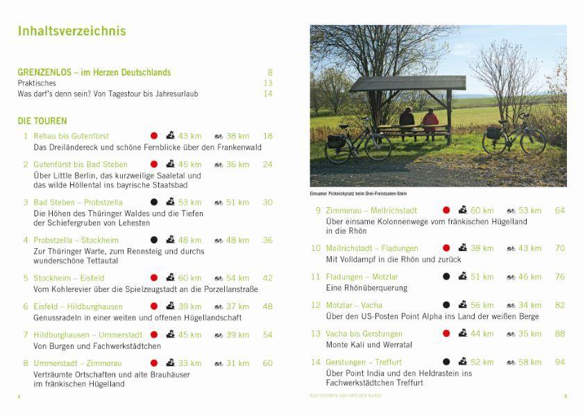 Beispielinhalt (Bild) Radtouren am Grünen Band