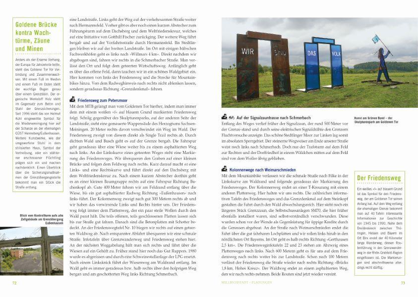 Beispielinhalt (Bild) Radtouren am Grünen Band