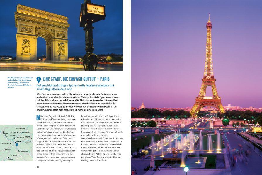 Beispielinhalt (Bild) Das Reisebuch Frankreich