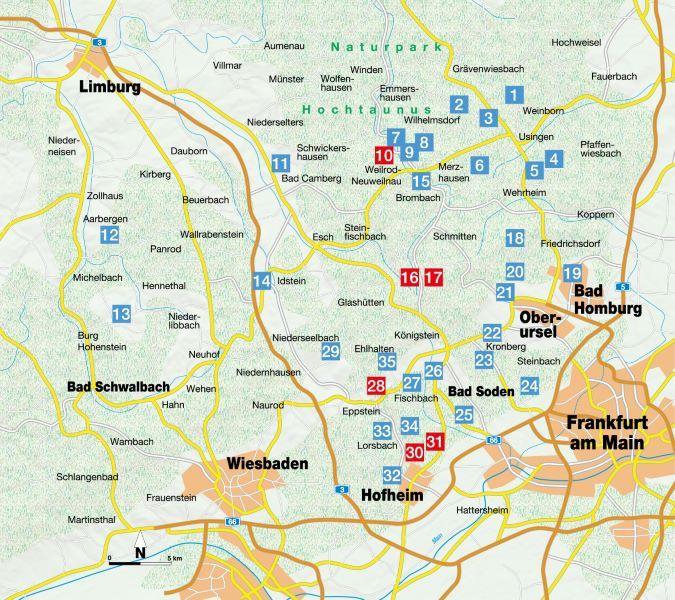 Beispielinhalt (Bild) Wander dich glücklich - Taunus