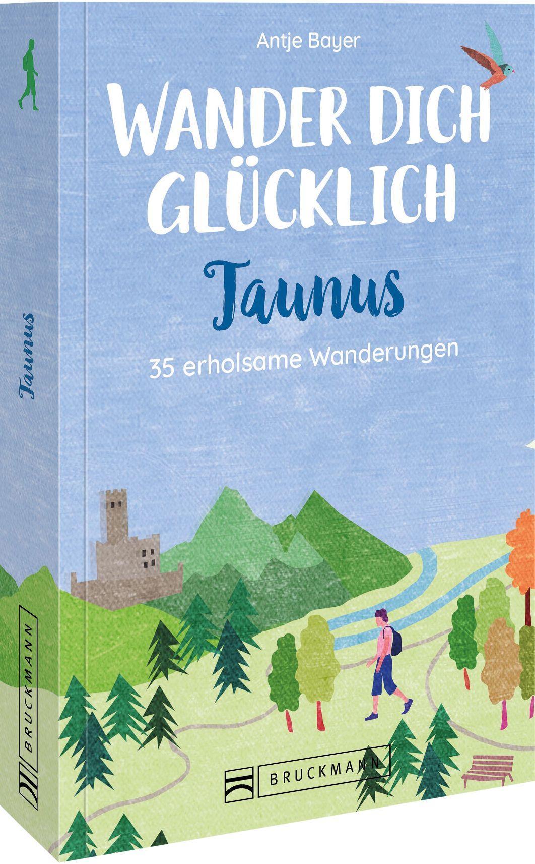 Vorderes Coverbild Wander dich glücklich - Taunus