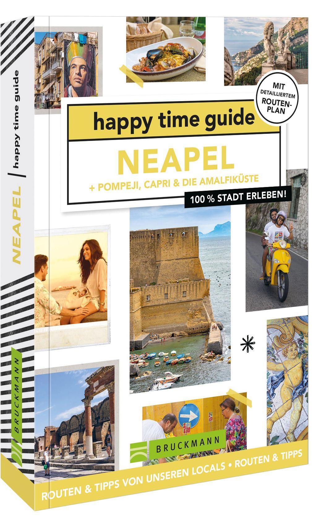 Vorderes Coverbild happy time guide Neapel + Pompeji, Capri & die Amalfiküste
