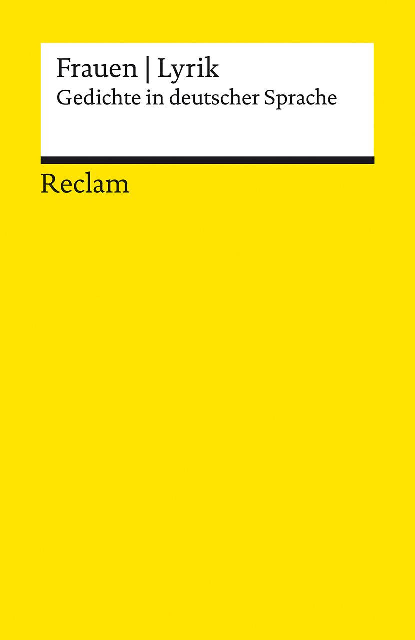 Vorderes Coverbild Frauen Lyrik. Gedichte in deutscher Sprache