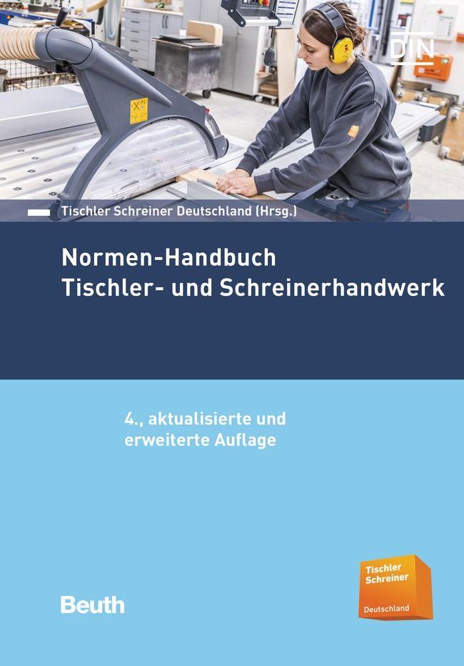 Vorderes Coverbild Normen-Handbuch Tischler- und Schreinerhandwerk