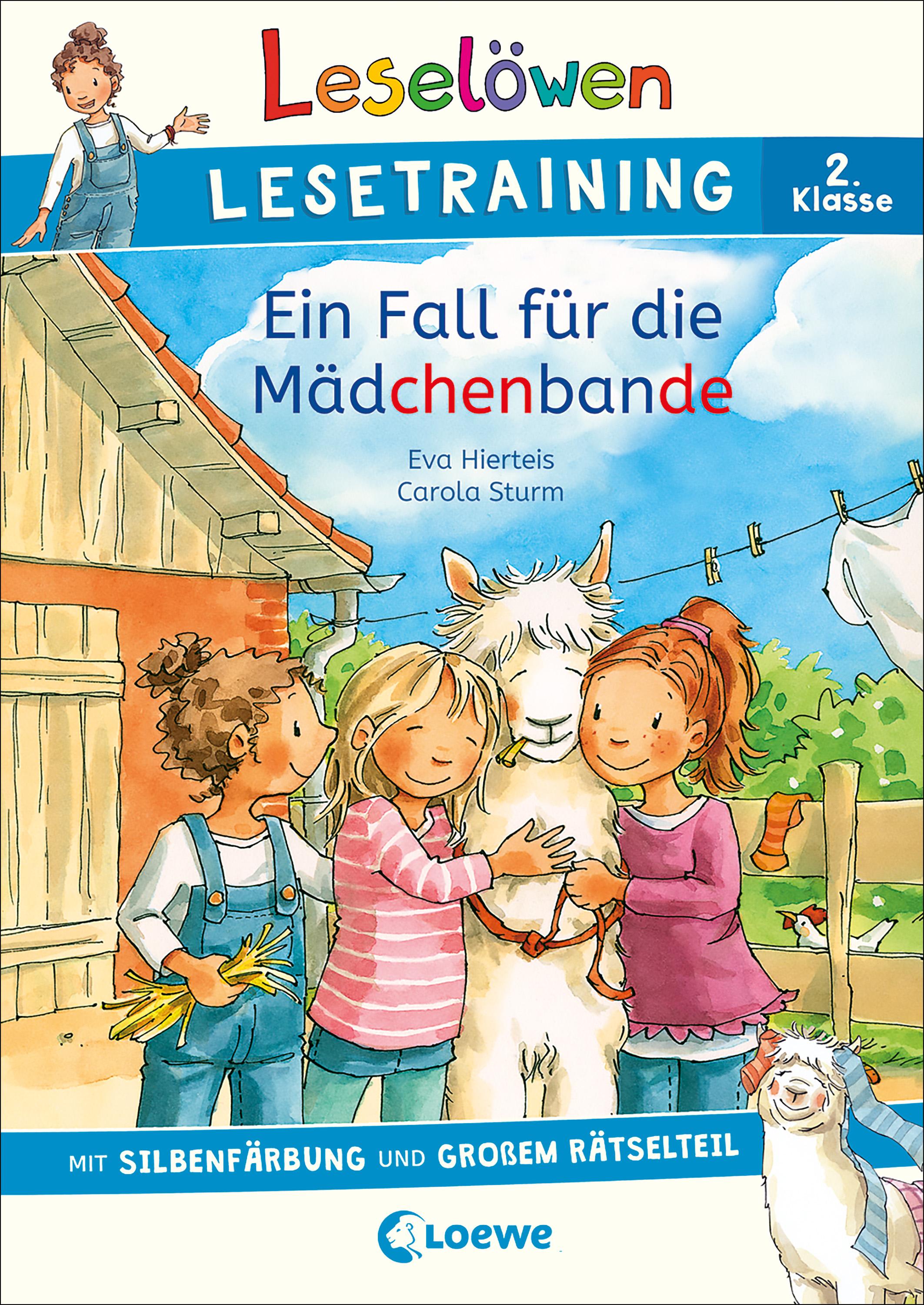 Vorderes Coverbild Leselöwen Lesetraining 2. Klasse - Ein Fall für die Mädchenbande