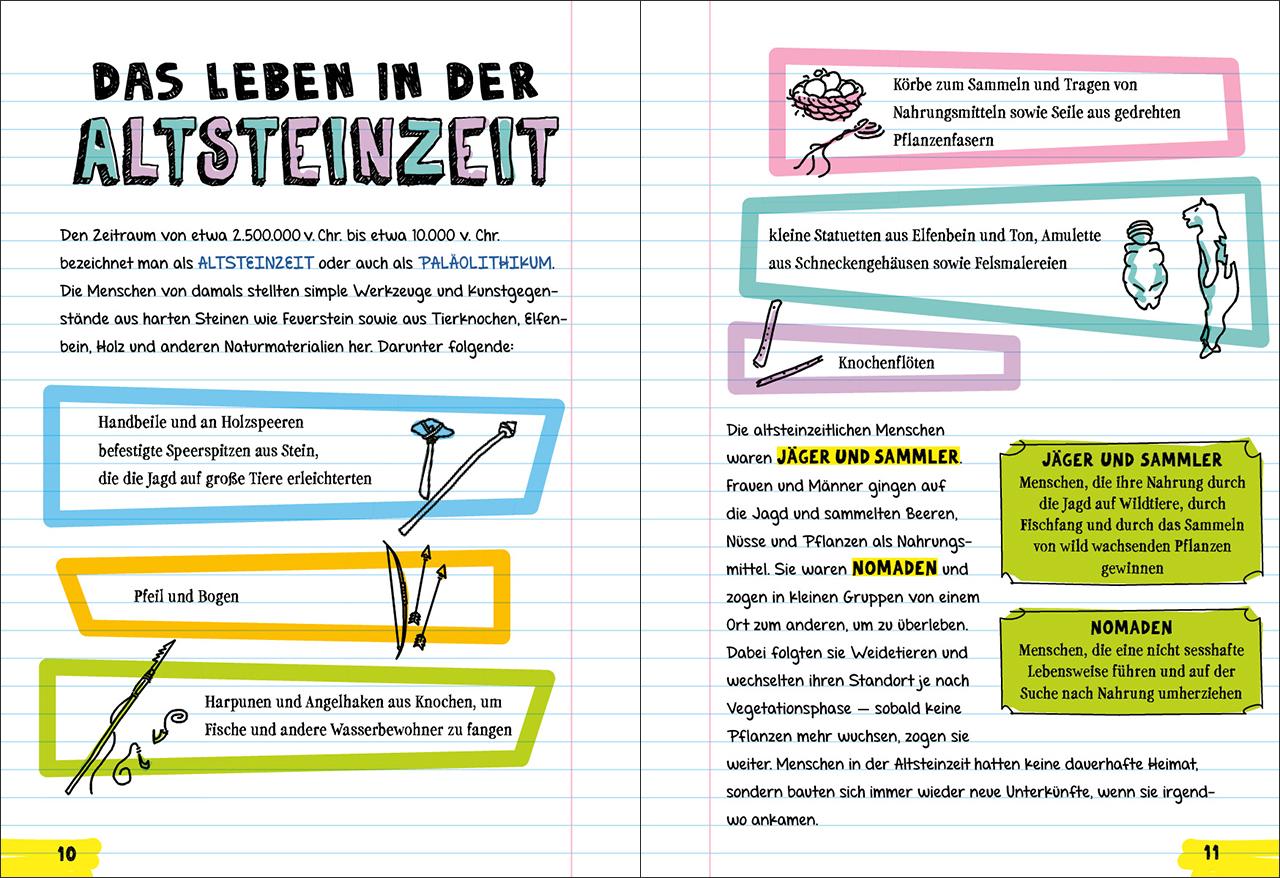 Beispielinhalt (Bild) Big Fat Notebook - Alles, was du für Geschichte brauchst