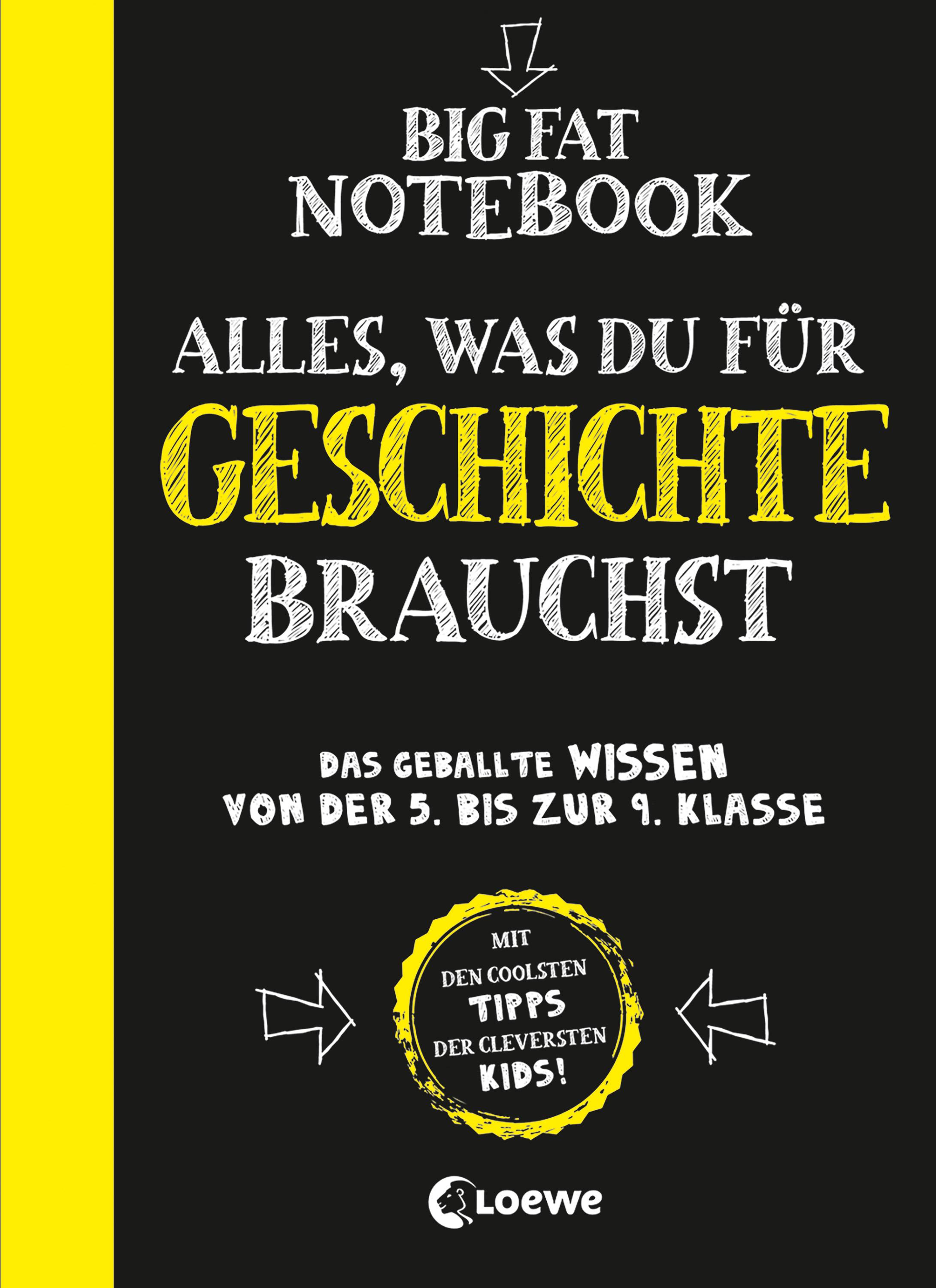 Vorderes Coverbild Big Fat Notebook - Alles, was du für Geschichte brauchst