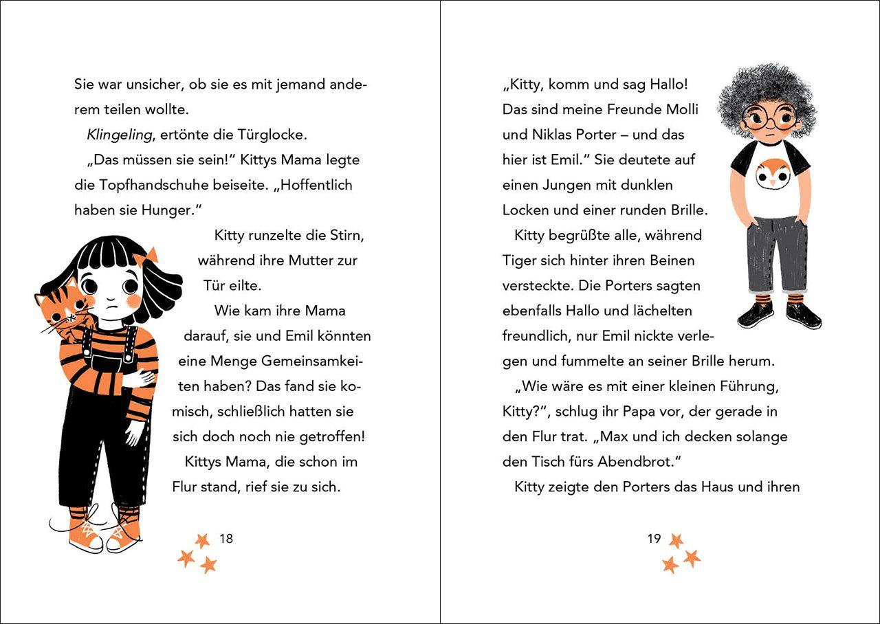 Beispielinhalt (Bild) Kitty (Band 4) - Verfolgung um Mitternacht