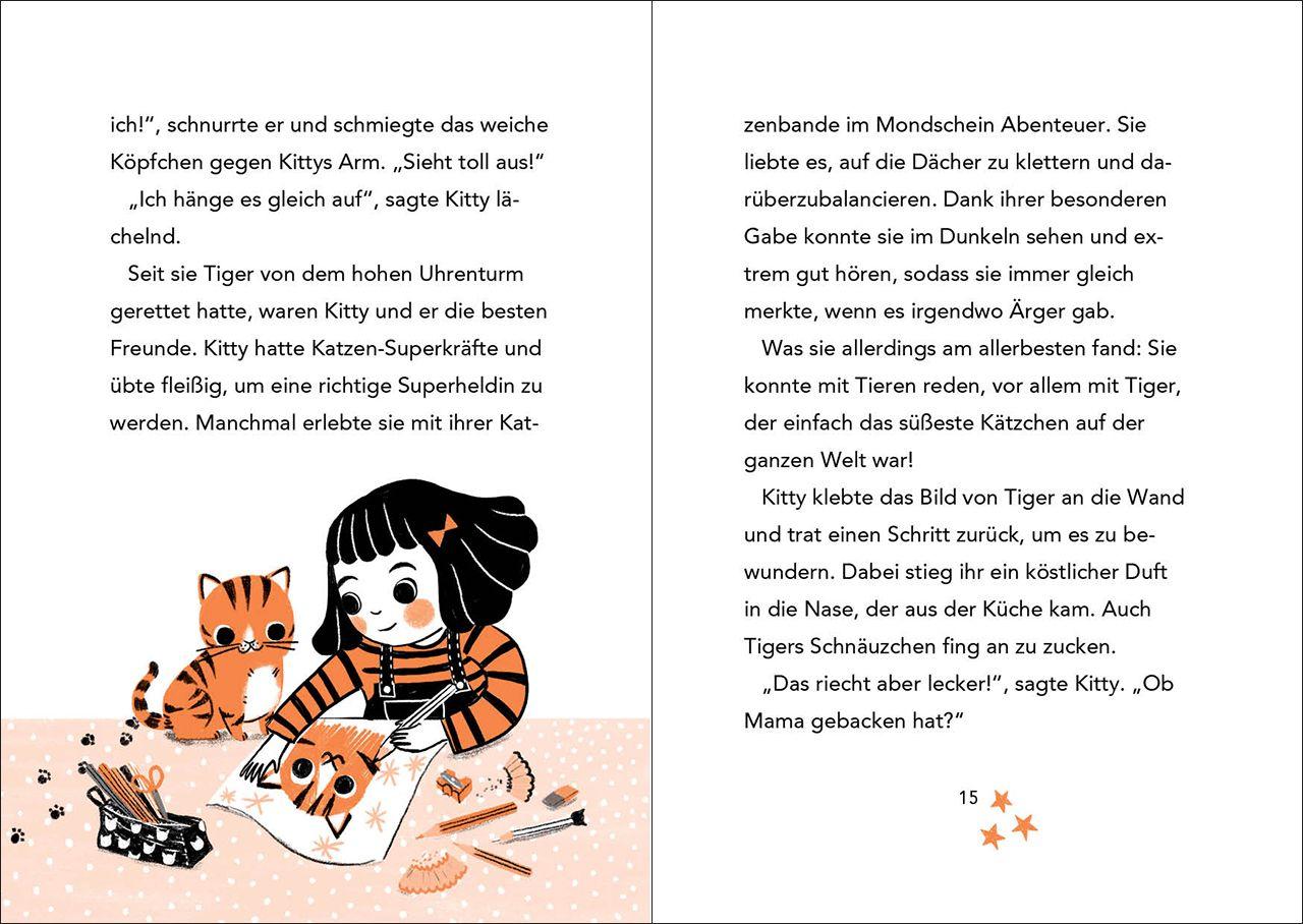 Beispielinhalt (Bild) Kitty (Band 4) - Verfolgung um Mitternacht