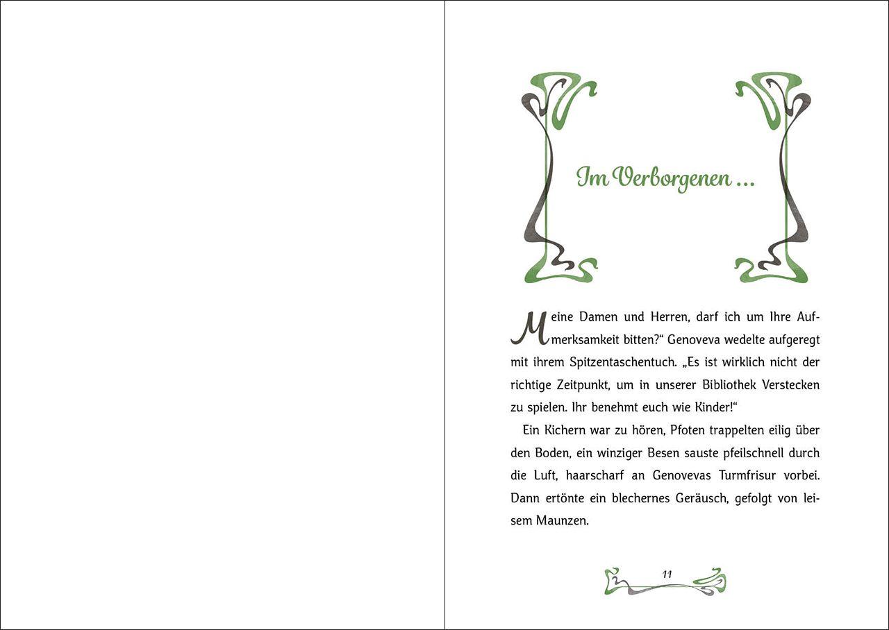 Beispielinhalt (Bild) Das Bücherschloss (Band 3) - Eine uralte Prophezeiung