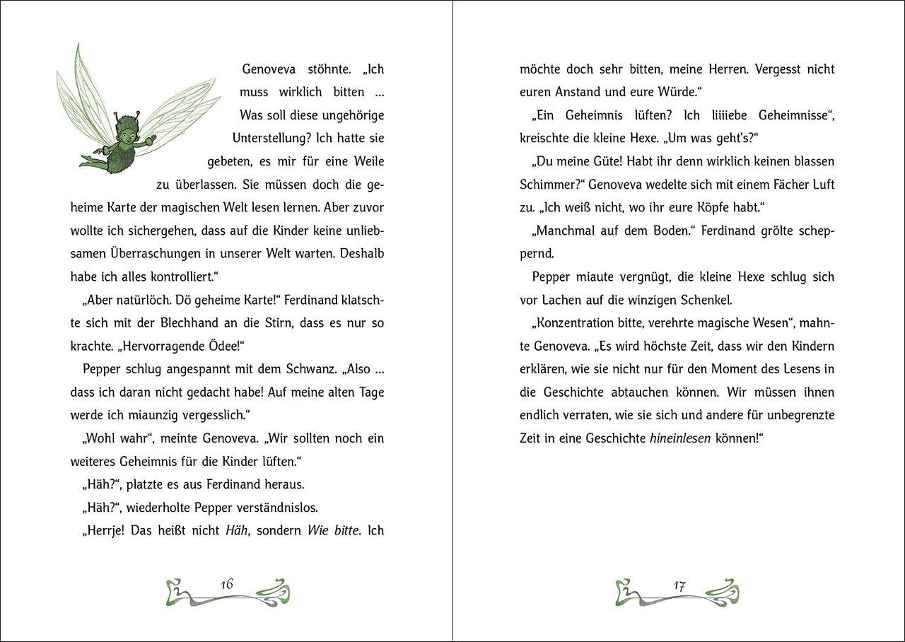 Beispielinhalt (Bild) Das Bücherschloss (Band 3) - Eine uralte Prophezeiung