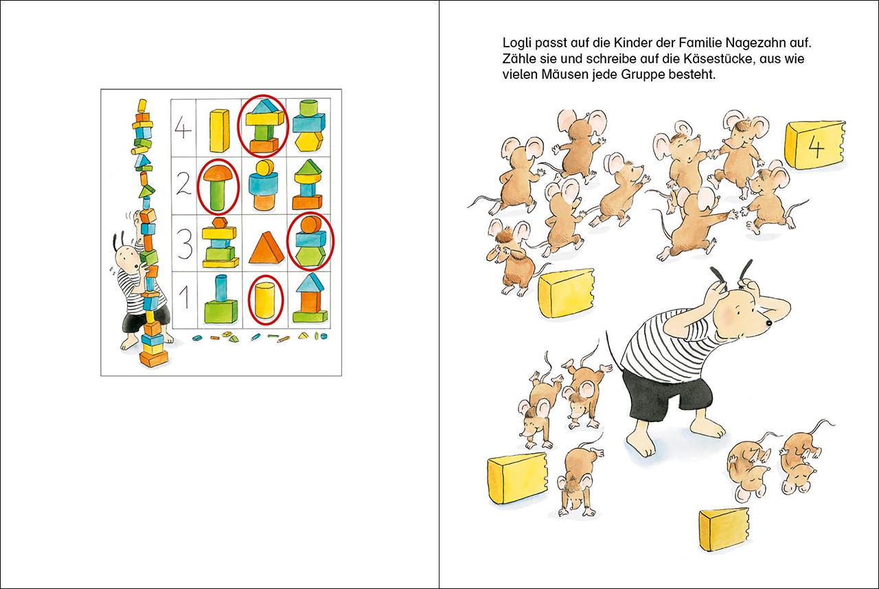 Beispielinhalt (Bild) 100 Übungen bis zur Einschulung