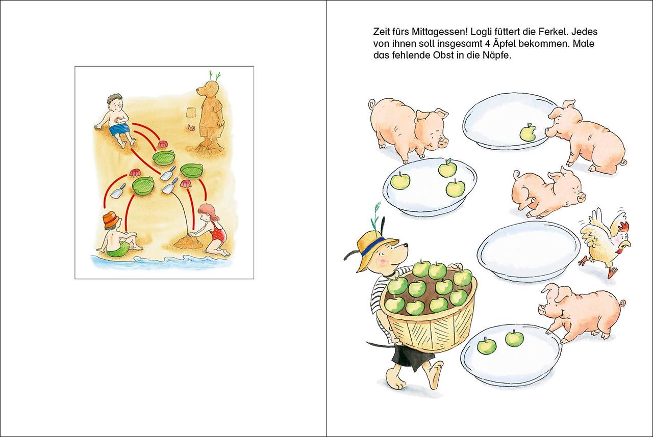 Beispielinhalt (Bild) 100 Übungen bis zur Einschulung