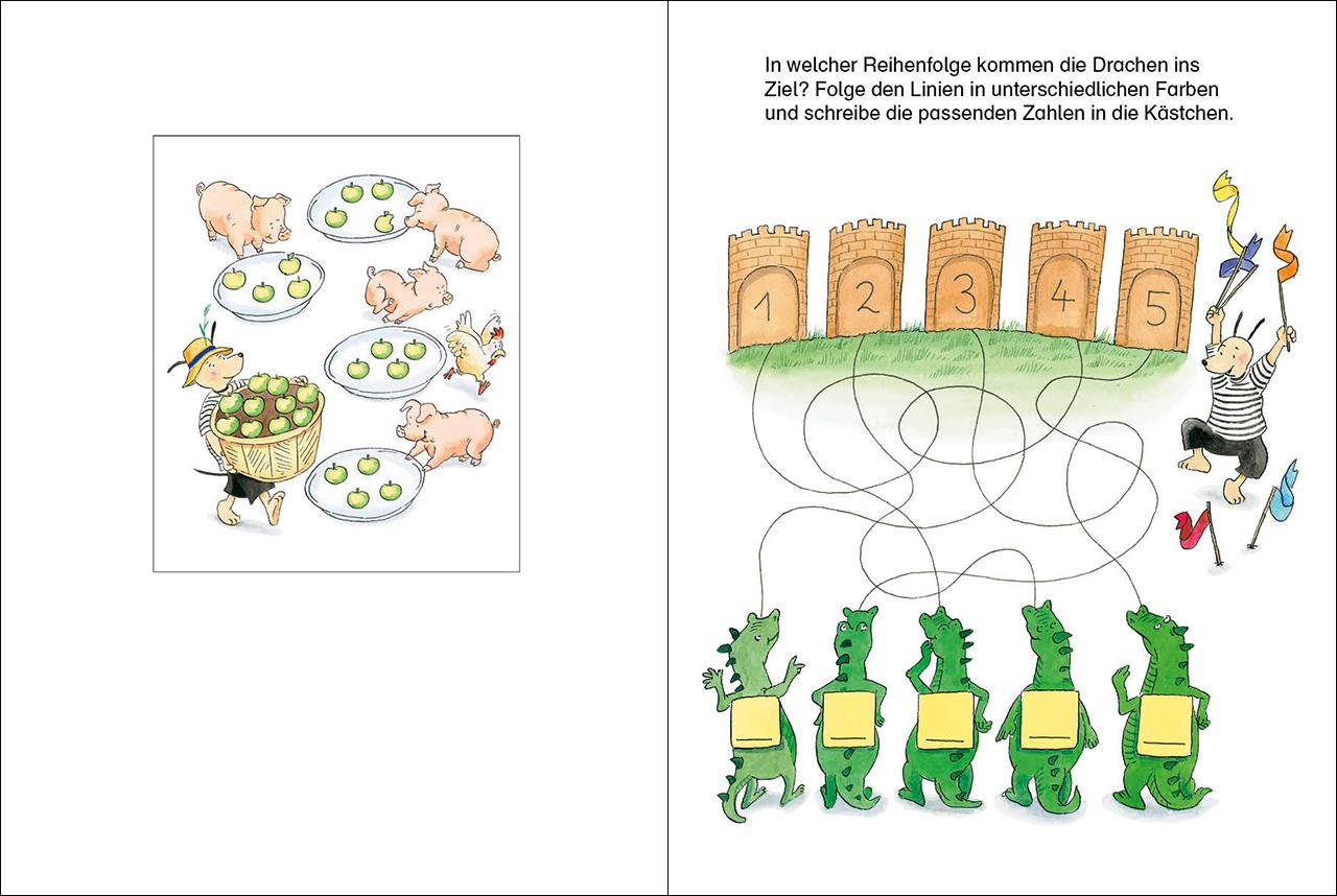 Beispielinhalt (Bild) 100 Übungen bis zur Einschulung