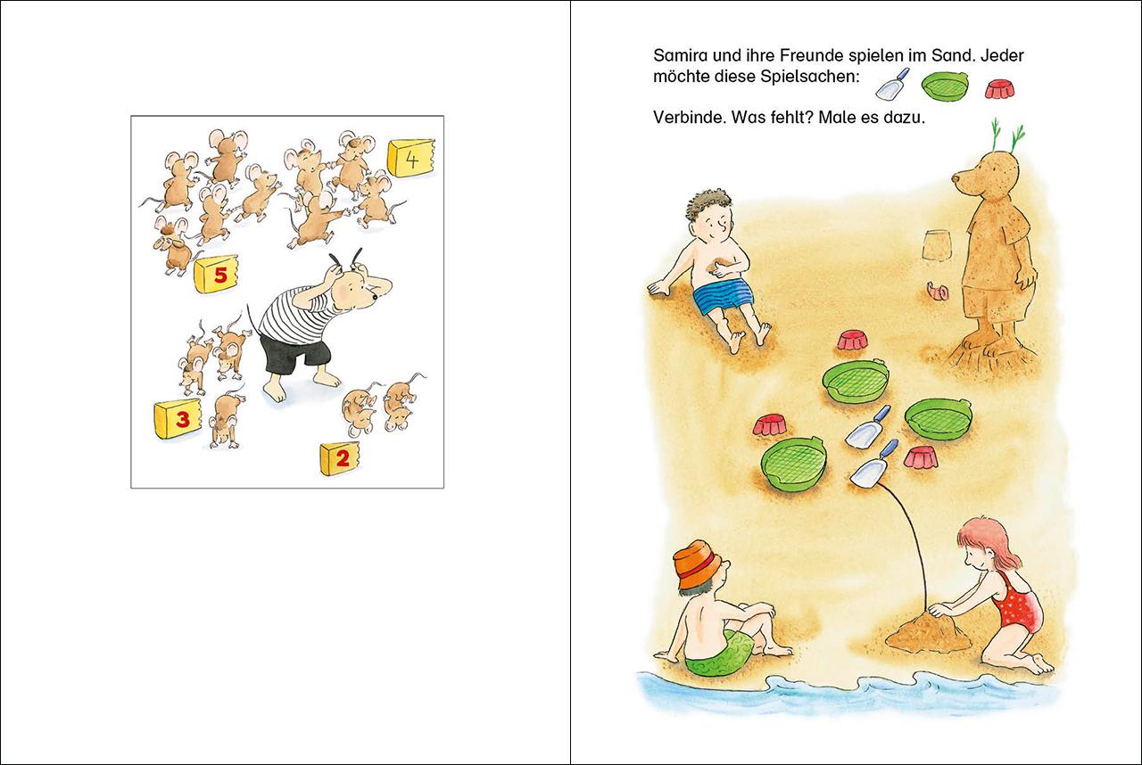 Beispielinhalt (Bild) 100 Übungen bis zur Einschulung