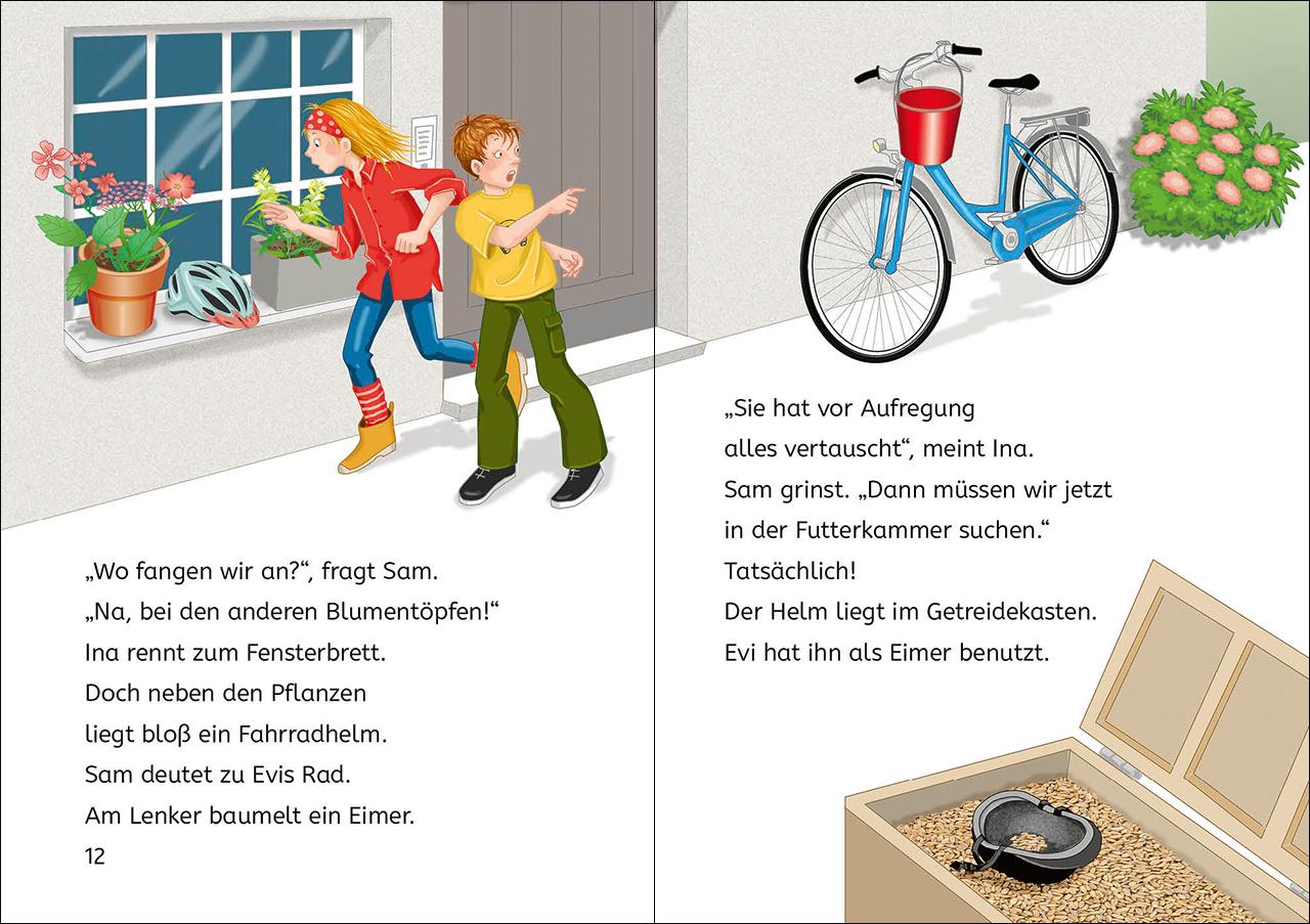 Beispielinhalt (Bild) Leselöwen 2. Klasse - Geschichten vom Reitturnier