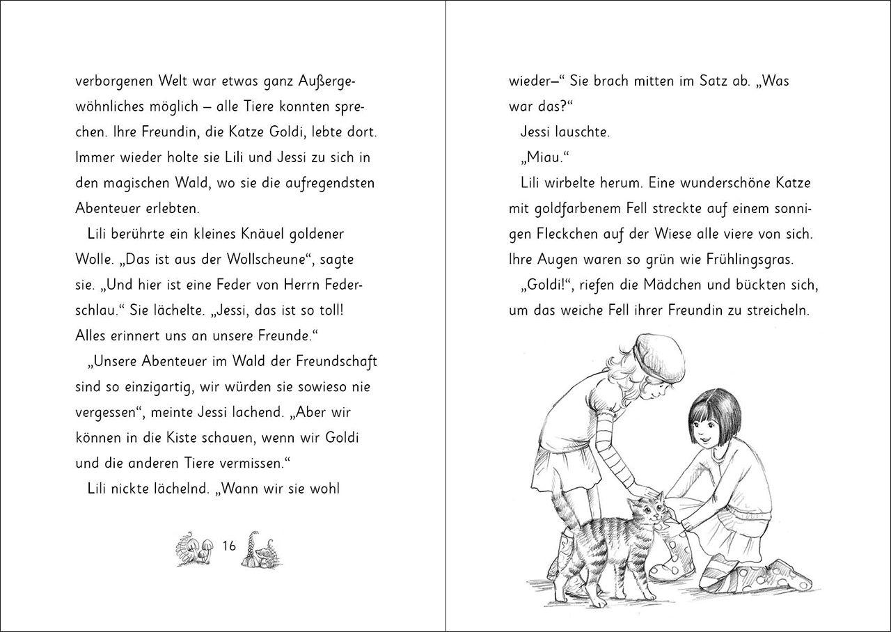 Beispielinhalt (Bild) Die magischen Tierfreunde (Band 18) - Hanna Honigherz und der Baum der Erinnerung