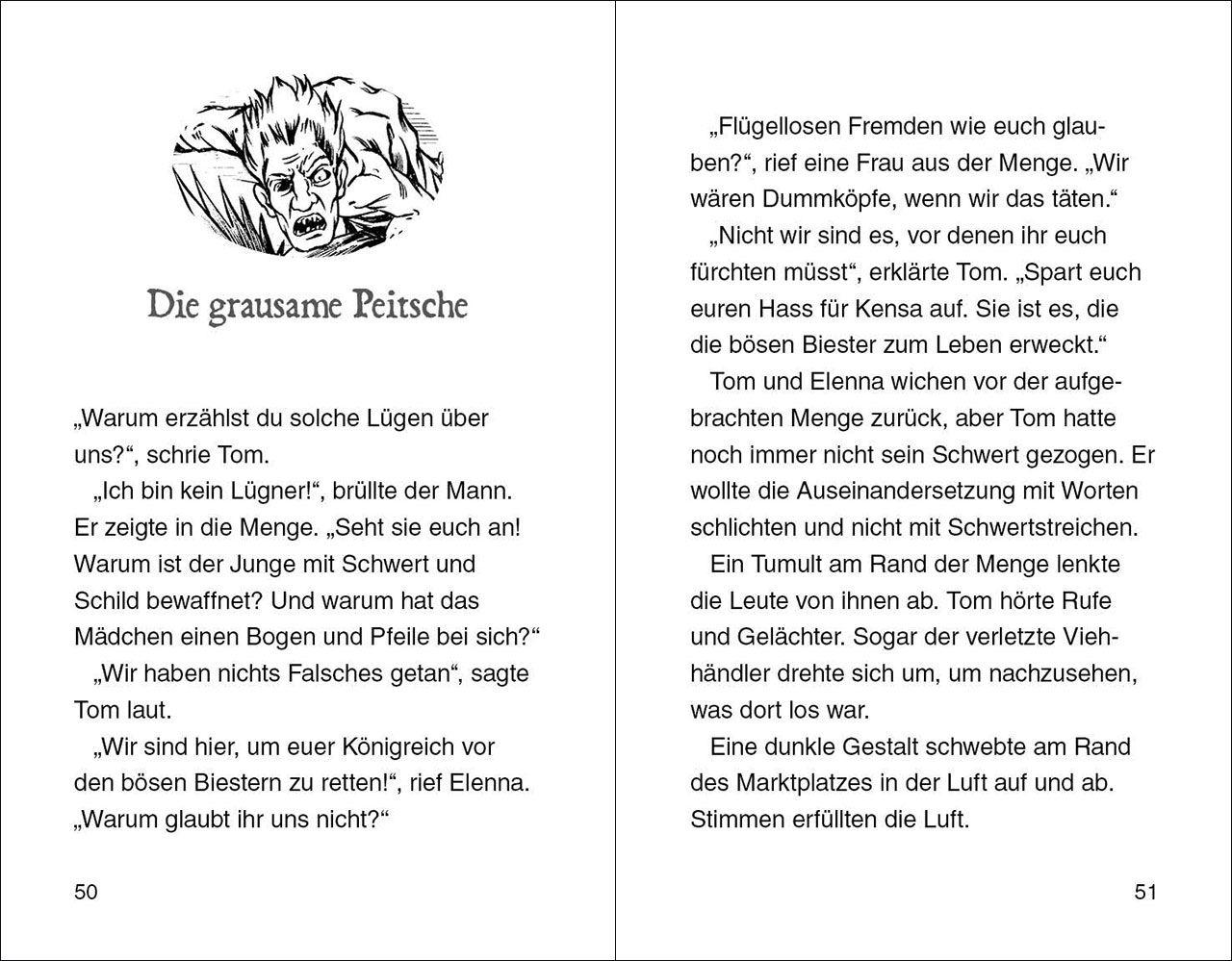 Beispielinhalt (Bild) Beast Quest (Band 63) - Brutus, Angriff des Grauens