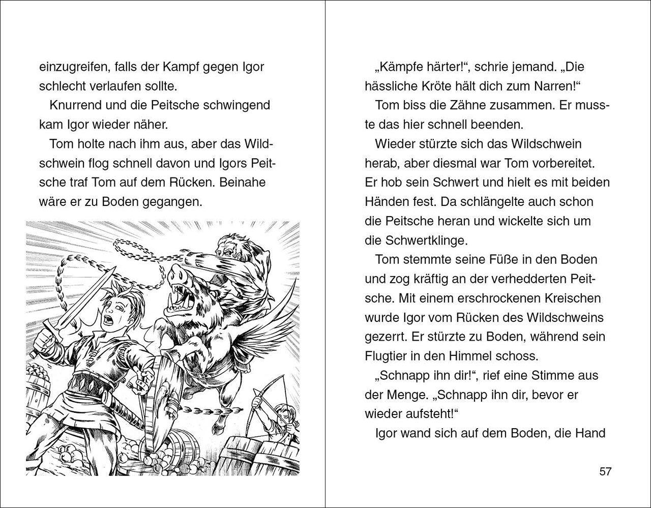 Beispielinhalt (Bild) Beast Quest (Band 63) - Brutus, Angriff des Grauens