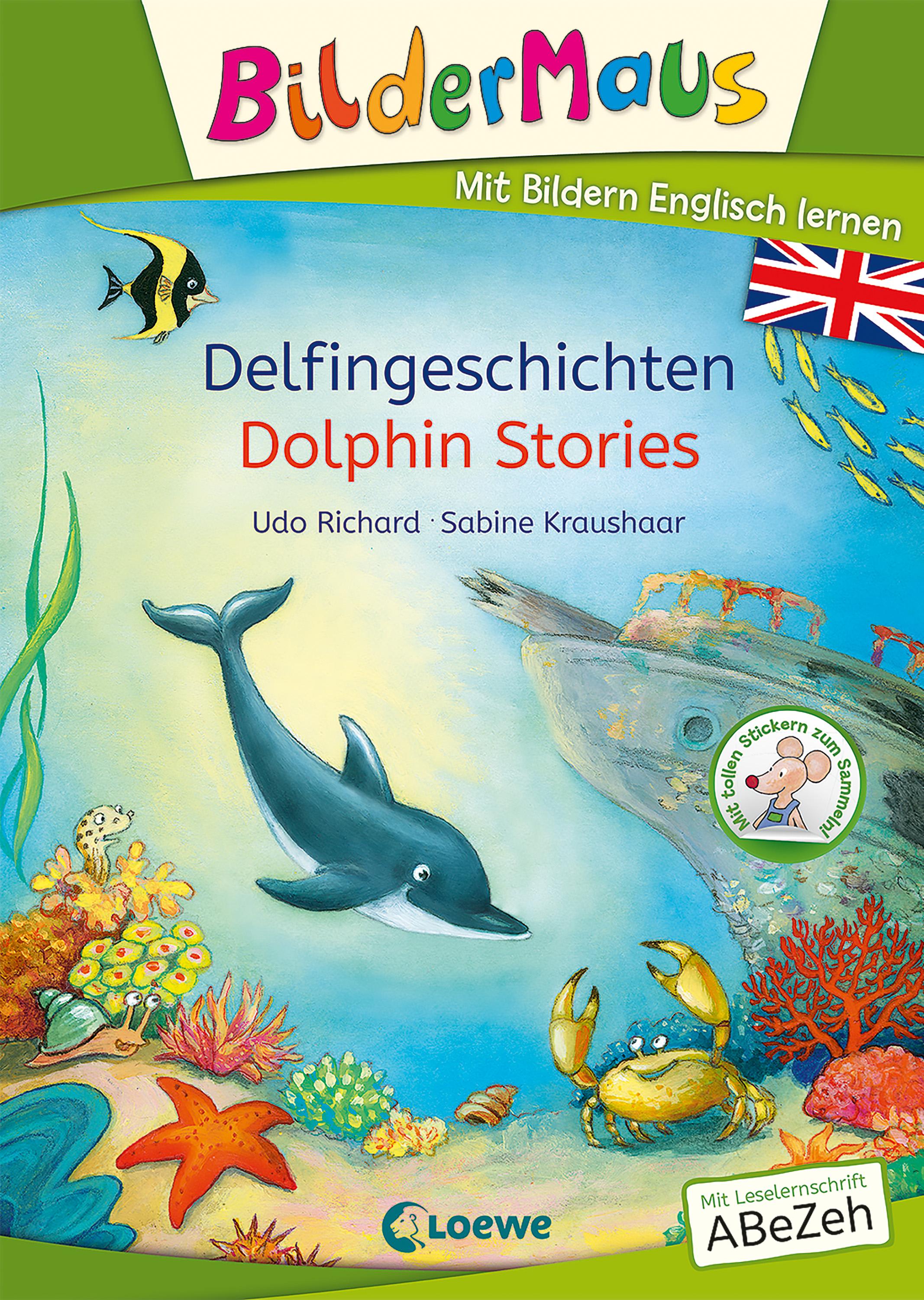 Vorderes Coverbild Bildermaus - Mit Bildern Englisch lernen - Delfingeschichten - Dolphin Stories