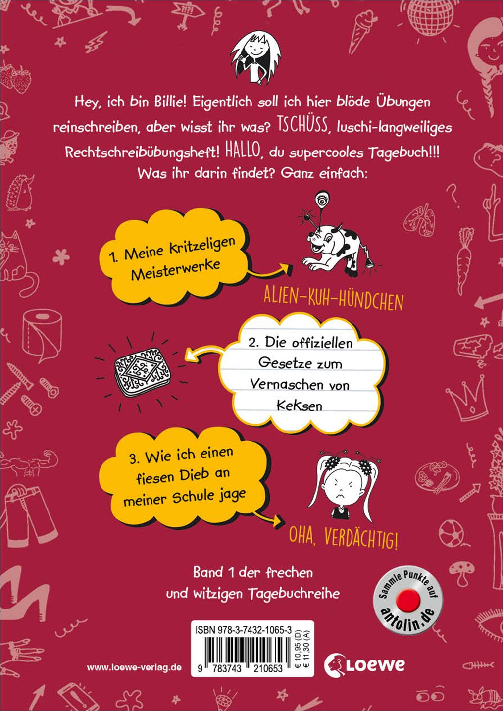 Rückseitencover O.M.G. Billie! (Band 1) - Regel Nr. 1: Das Leben ist kein Kekskonzert