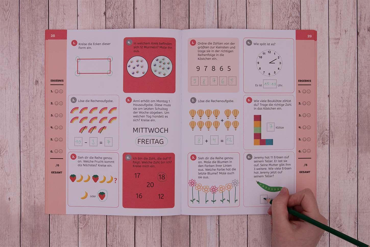 Beispielinhalt (Bild) Check dein Wissen! - Mathe 1. Klasse