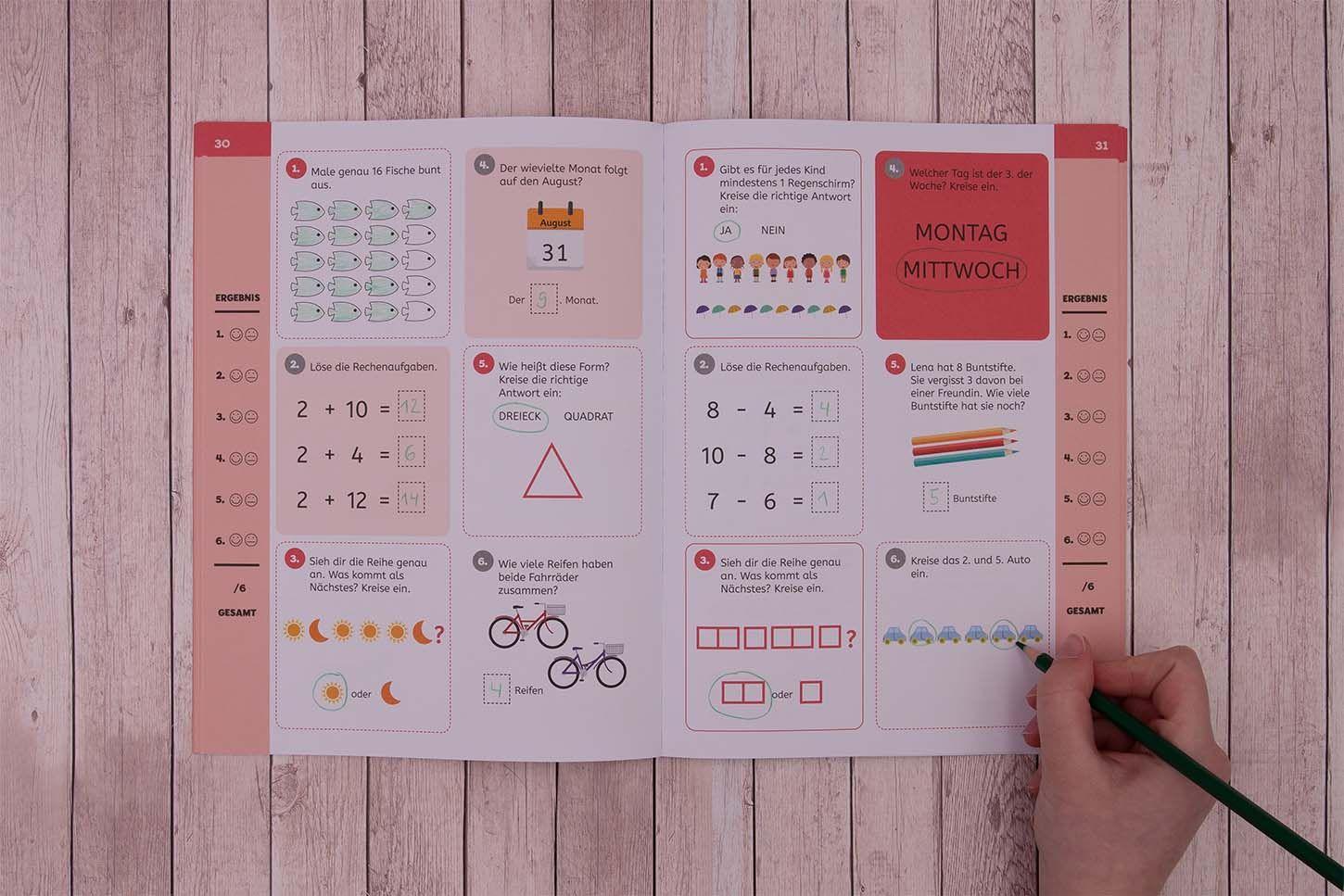 Beispielinhalt (Bild) Check dein Wissen! - Mathe 1. Klasse