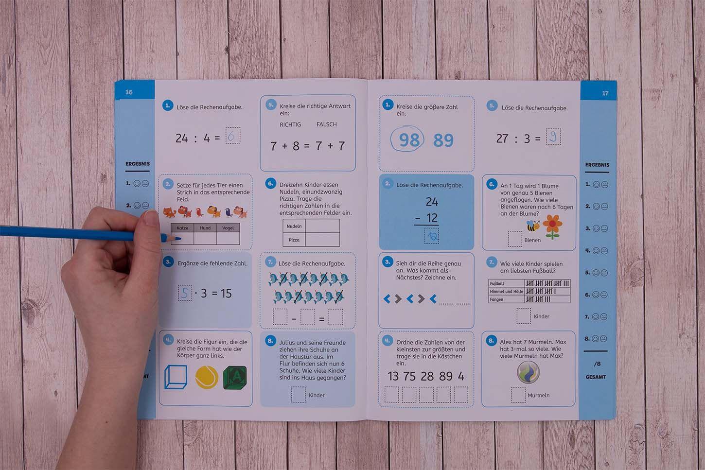 Beispielinhalt (Bild) Check dein Wissen! - Mathe 2. Klasse