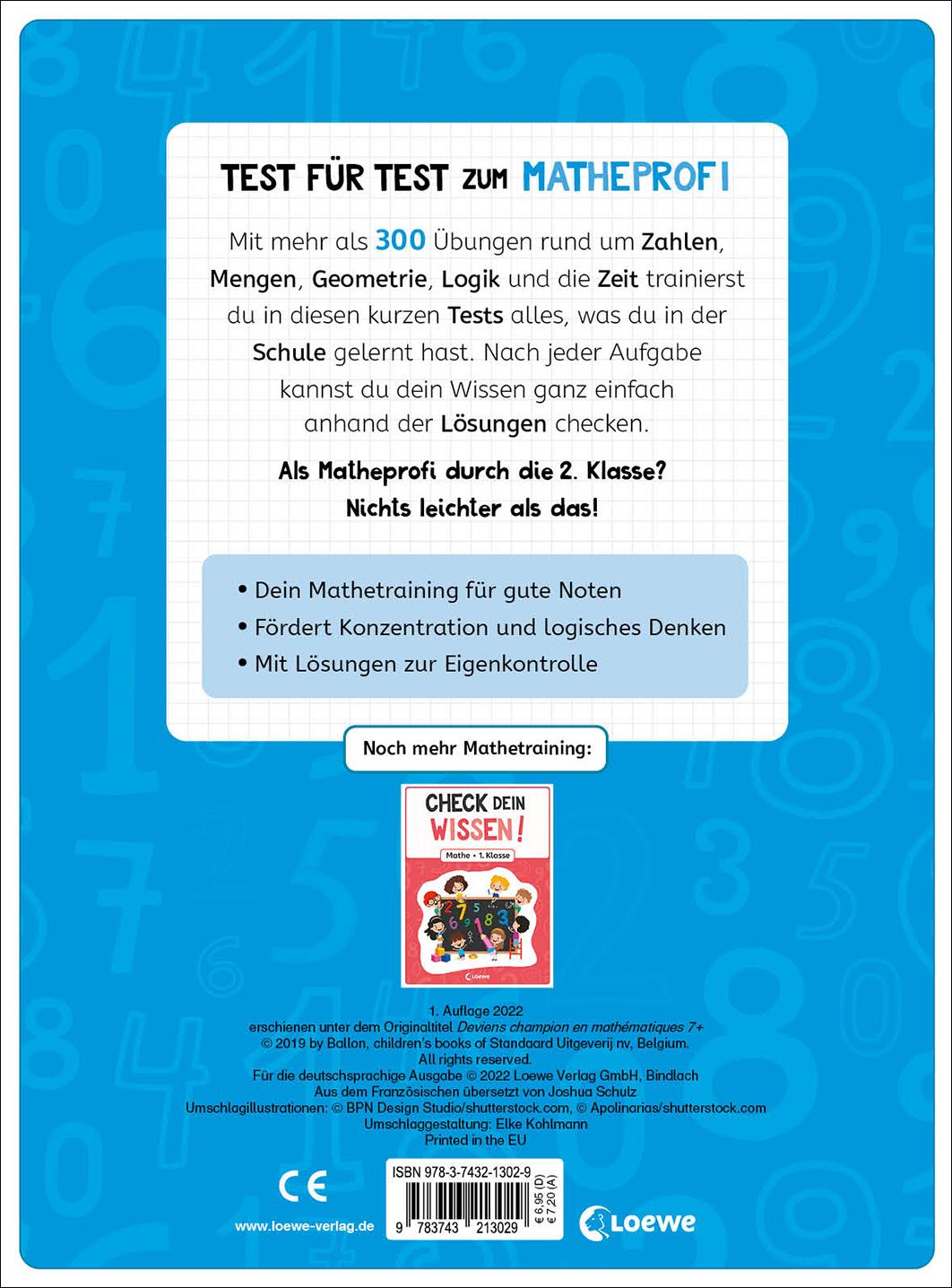 Rückseitencover Check dein Wissen! - Mathe 2. Klasse