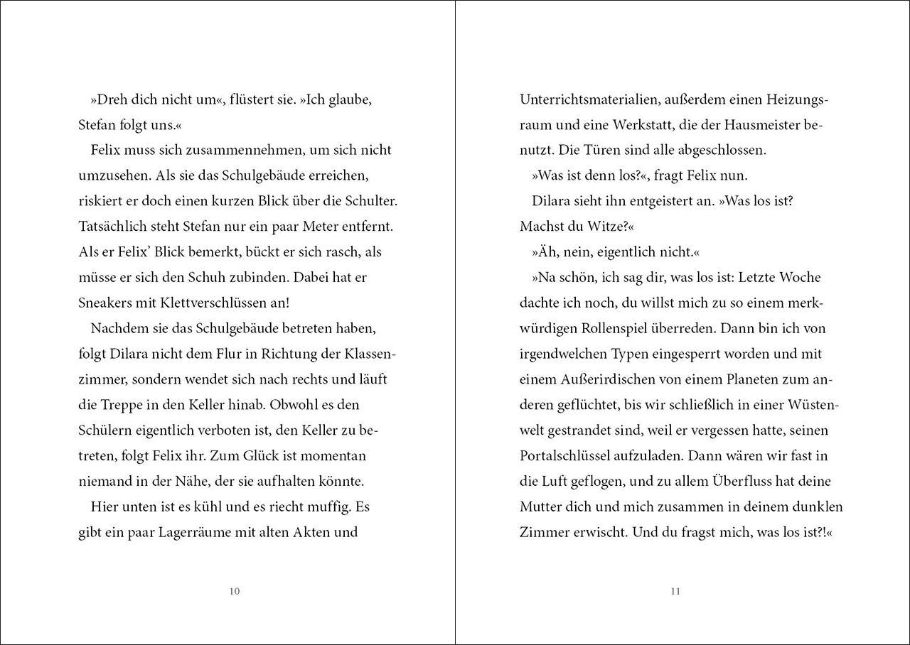 Beispielinhalt (Bild) Galactic Gamers (Band 4) - Planet in Gefahr