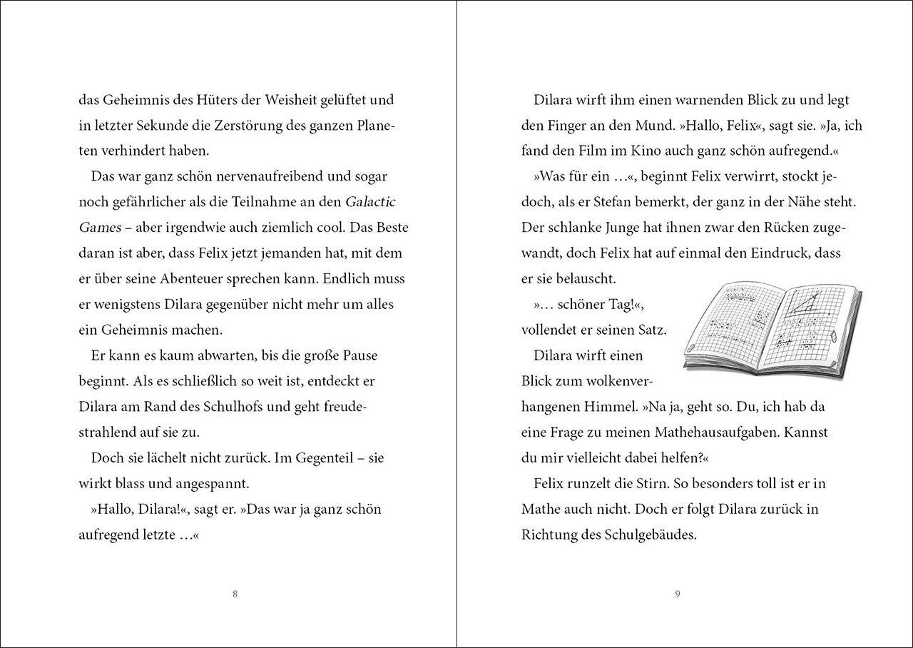 Beispielinhalt (Bild) Galactic Gamers (Band 4) - Planet in Gefahr